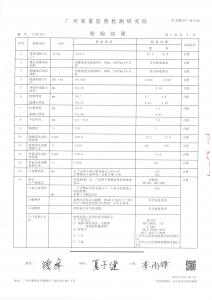 產品檢驗報告