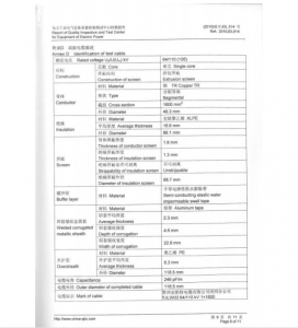 產(chǎn)品檢驗(yàn)報告