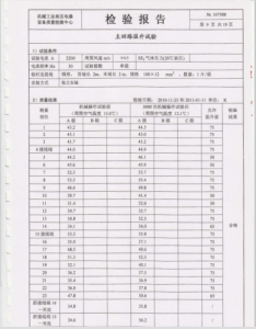 產品檢驗報告