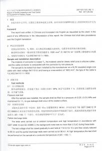 產(chǎn)品檢驗(yàn)報告