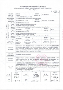 產(chǎn)品檢測報告
