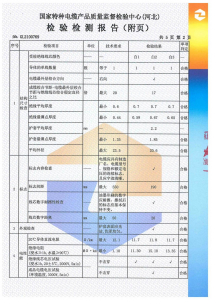 產(chǎn)品檢驗(yàn)報告